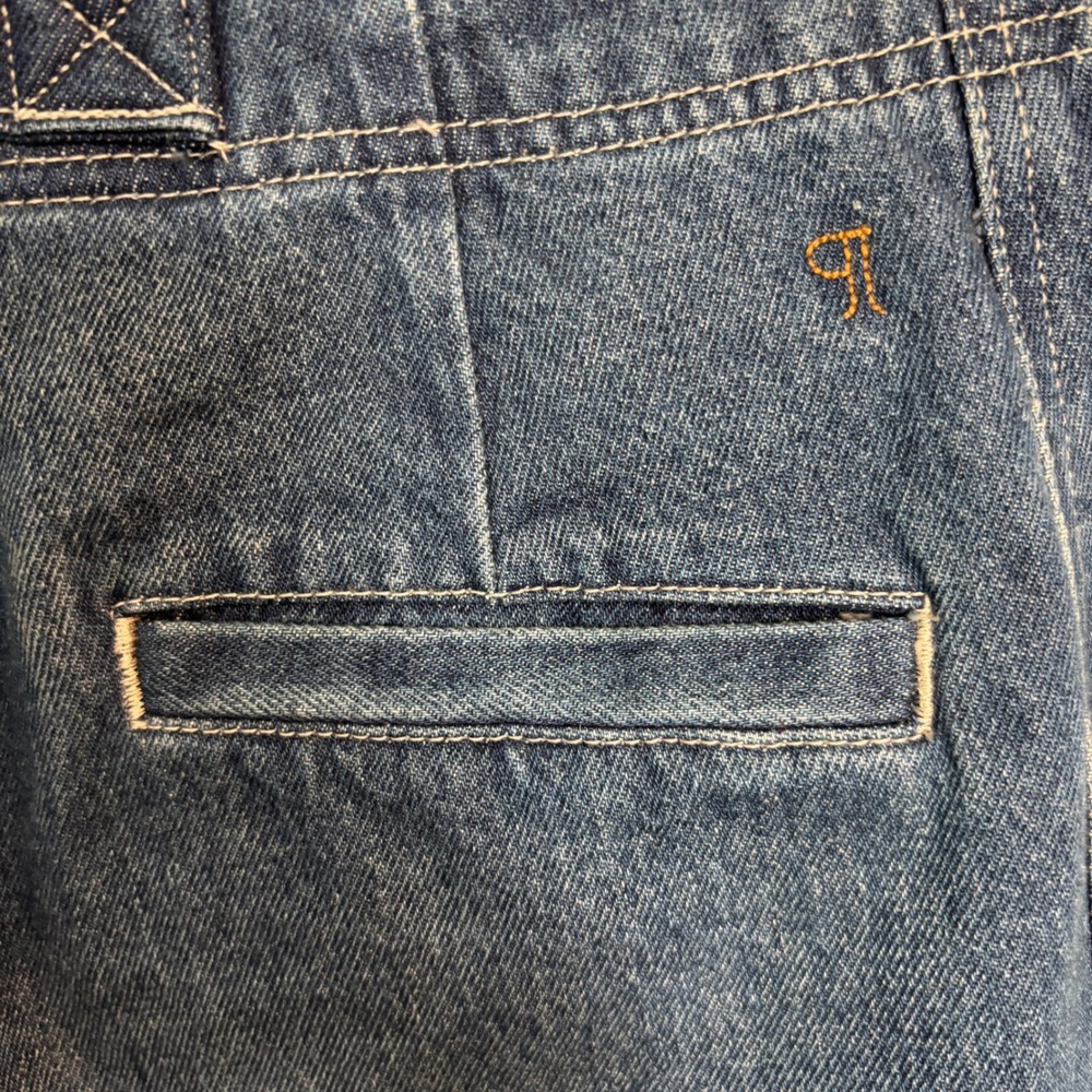 Pilcro and the Letterpress High Rise Barrel Wide Leg Jeans Blue Denim 28 - Picture 7 of 16